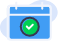 Monthly check icon