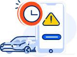Vehicle time icon